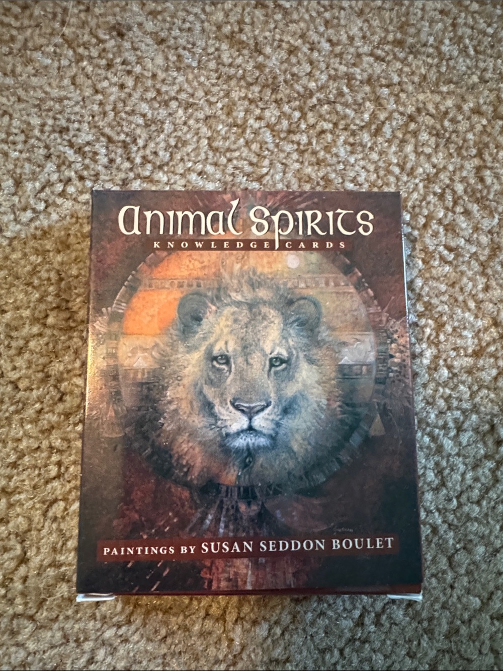 Animal Spirits Knowledge Cards by Susan Seddon Boulet - Brown Artwork Deck